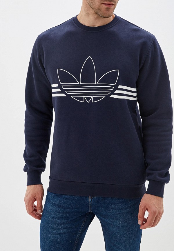 

Свитшот adidas Originals, Синий, OUTLINE CRW FLC