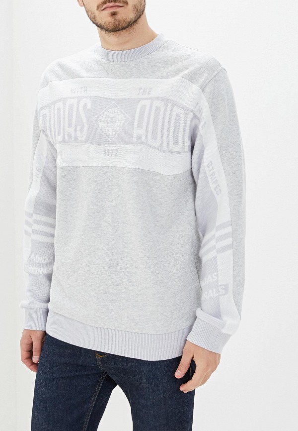 

Свитшот adidas Originals, Серый, adidas Originals AD093EMFKPL4
