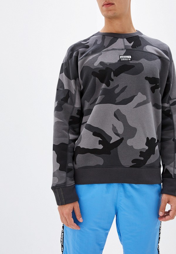 

Свитшот adidas Originals, Серый, adidas Originals AD093EMFKPL6