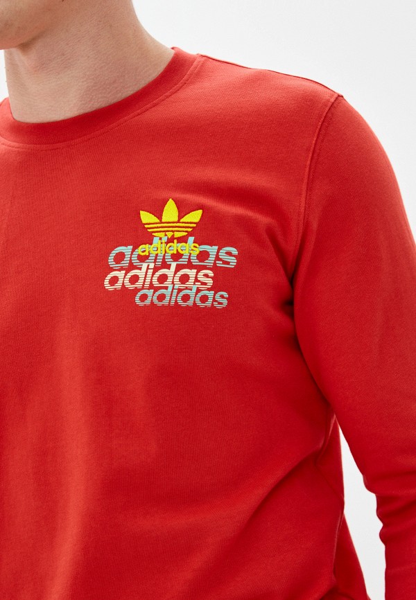 

Лонгслив adidas Originals, Красный, adidas Originals AD093EMHLEQ1
