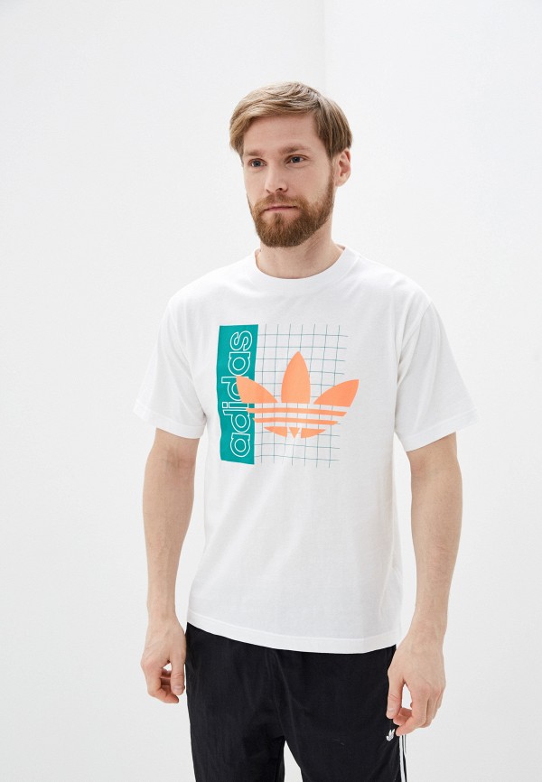 

Футболка adidas Originals, Белый, adidas Originals AD093EMHLIQ4