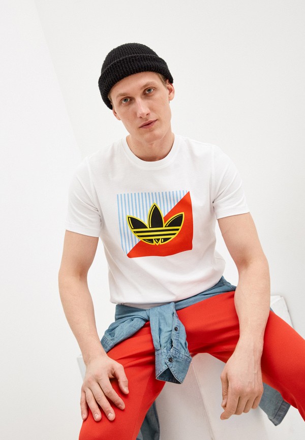 

Футболка adidas Originals, Белый, adidas Originals AD093EMHLIS1