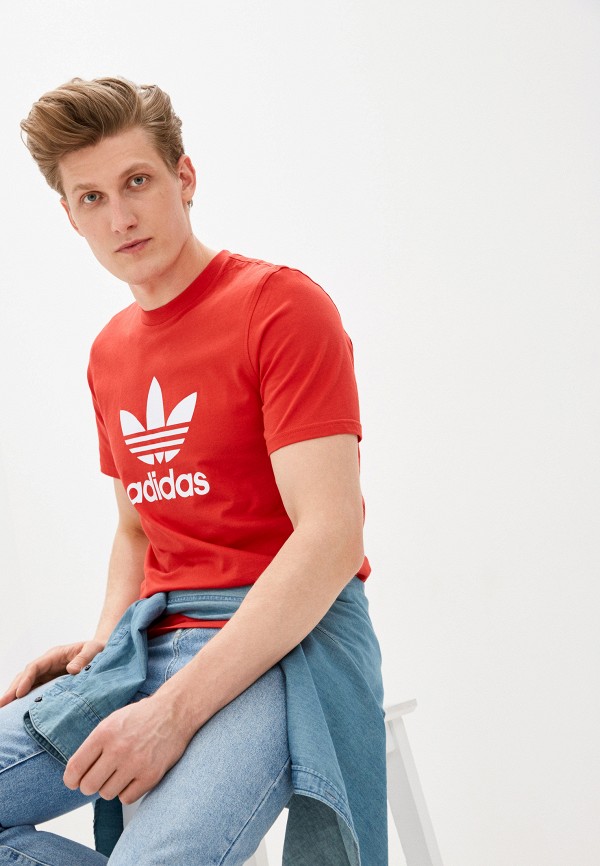 

Футболка adidas Originals, Красный, adidas Originals AD093EMHLIS8