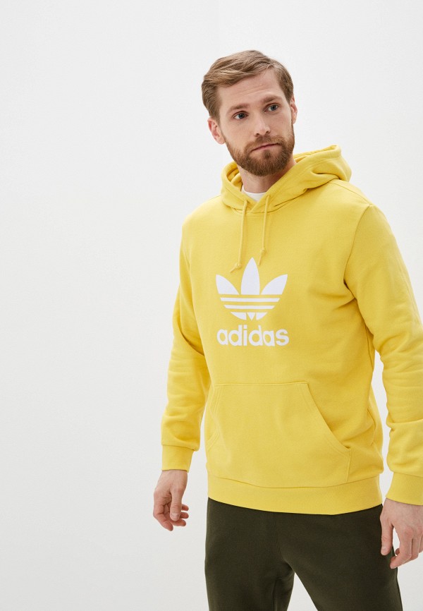

Худи adidas Originals, Желтый, TREFOIL HOODIE