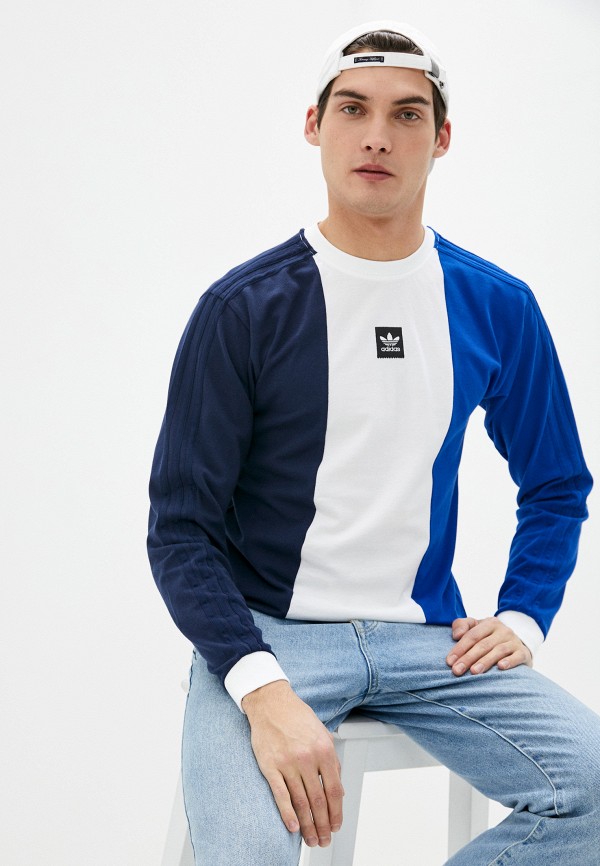 

Лонгслив adidas Originals, Синий, TRIPART TEE