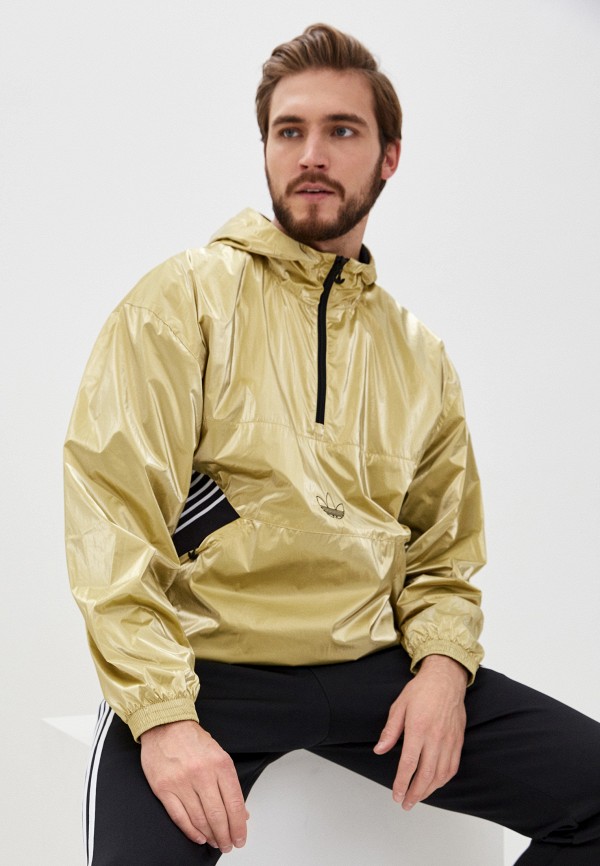 

Ветровка adidas Originals, Золотой, adidas Originals AD093EMJLYV3