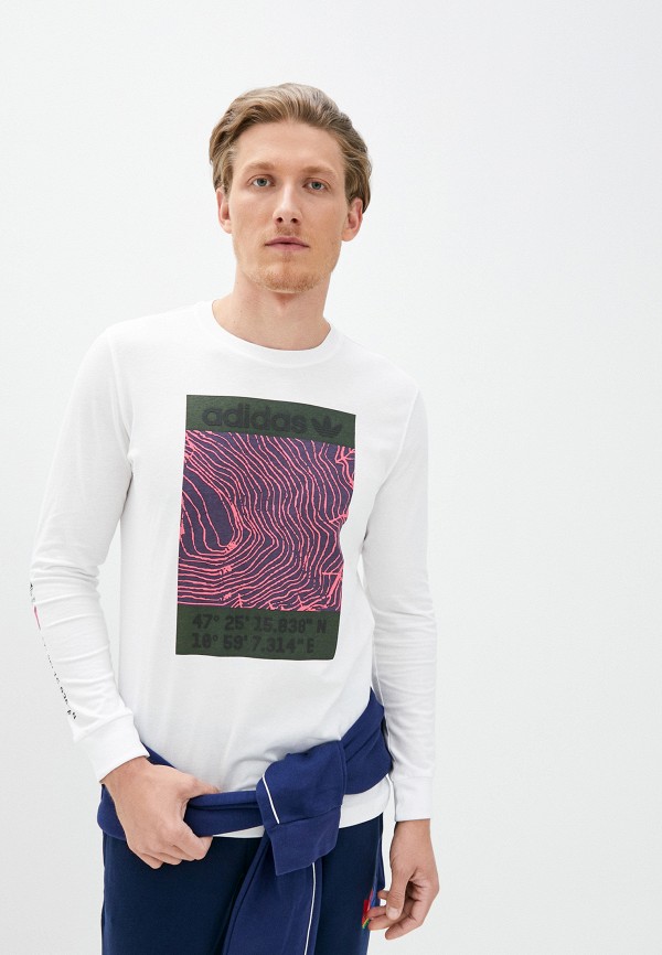 

Лонгслив adidas Originals, Белый, ADV LS TEE