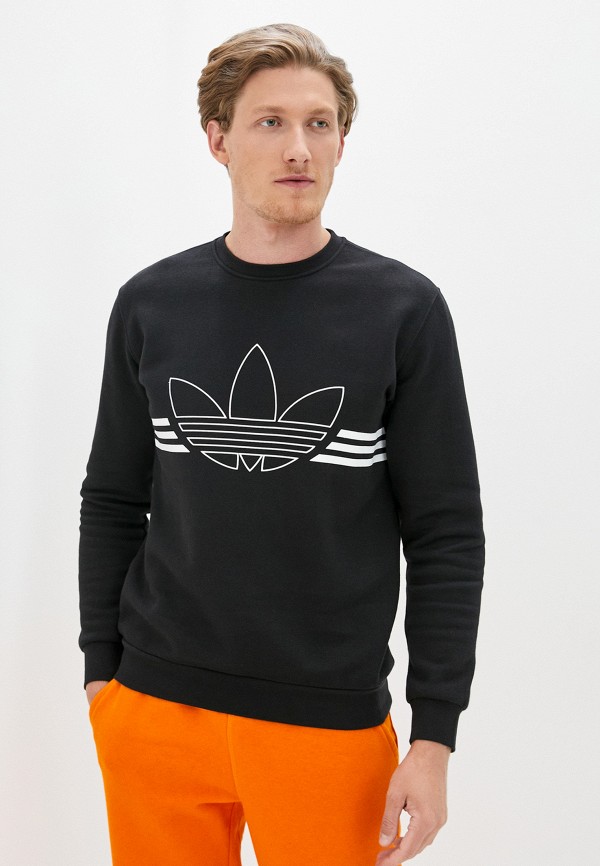 

Свитшот adidas Originals, Черный, OUTLINE CRW FLC