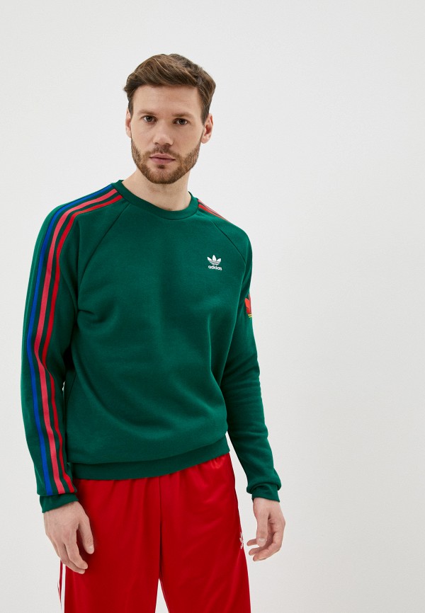 

Свитшот adidas Originals, Зеленый, adidas Originals AD093EMJLZC7
