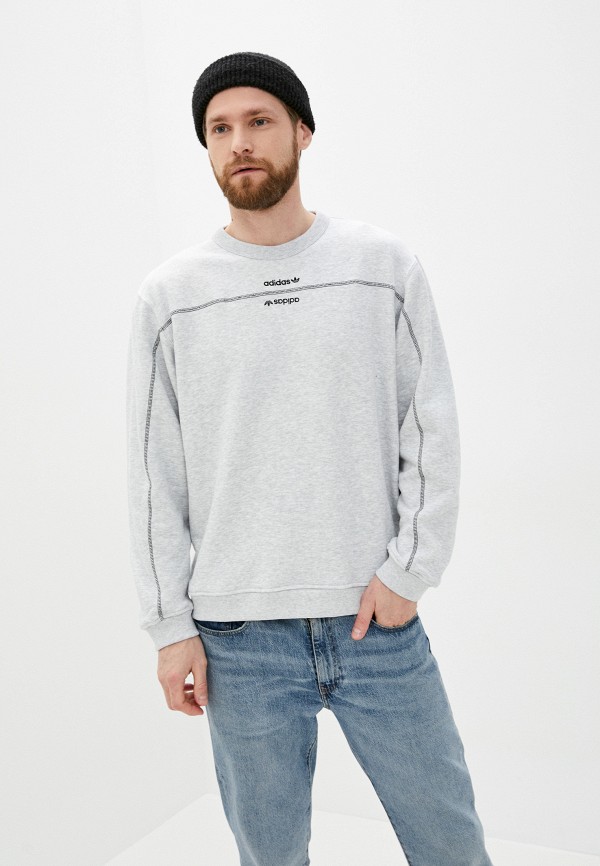 

Свитшот adidas Originals, Серый, adidas Originals AD093EMJLZD3