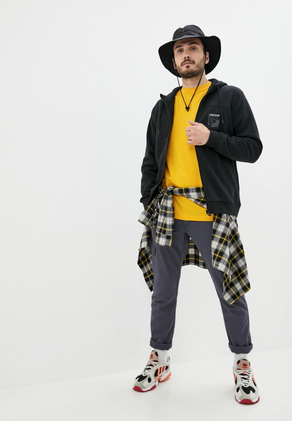 Футболка adidas Originals желтый, размер 44, фото 2