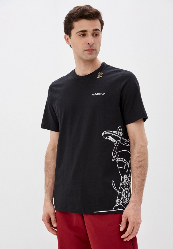 

Футболка adidas Originals, Черный, adidas Originals AD093EMJLZF7