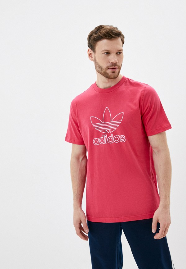 

Футболка adidas Originals, Розовый, TREFOIL TEE OUT