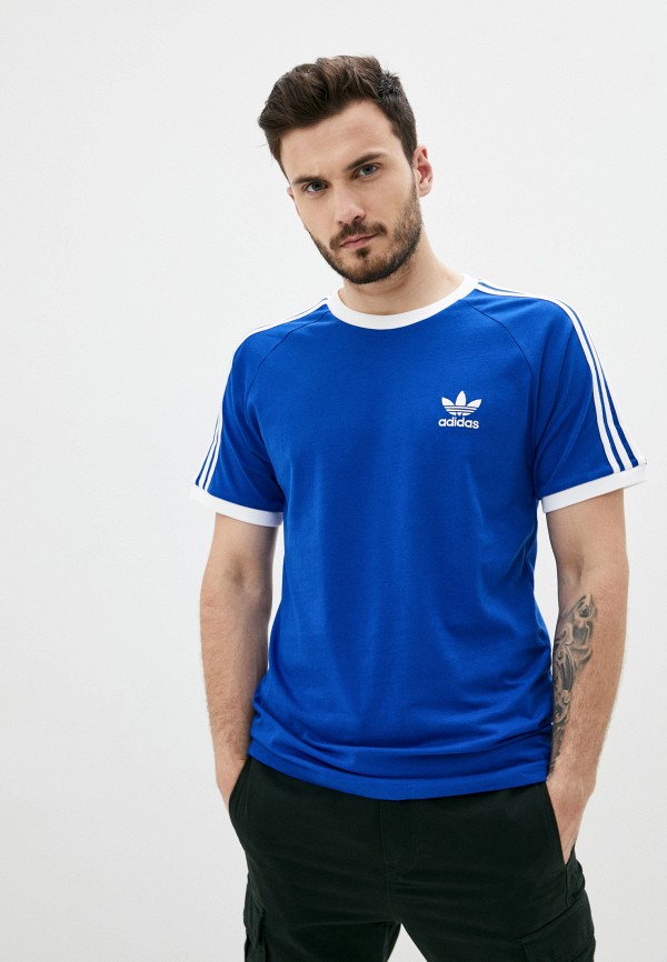 

Футболка adidas Originals, Синий, 3-STRIPES TEE