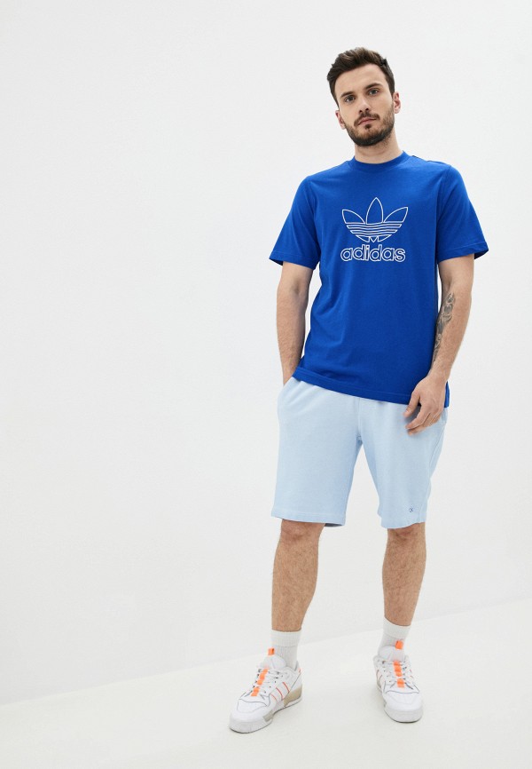 Футболка adidas Originals синий, размер 44, фото 2