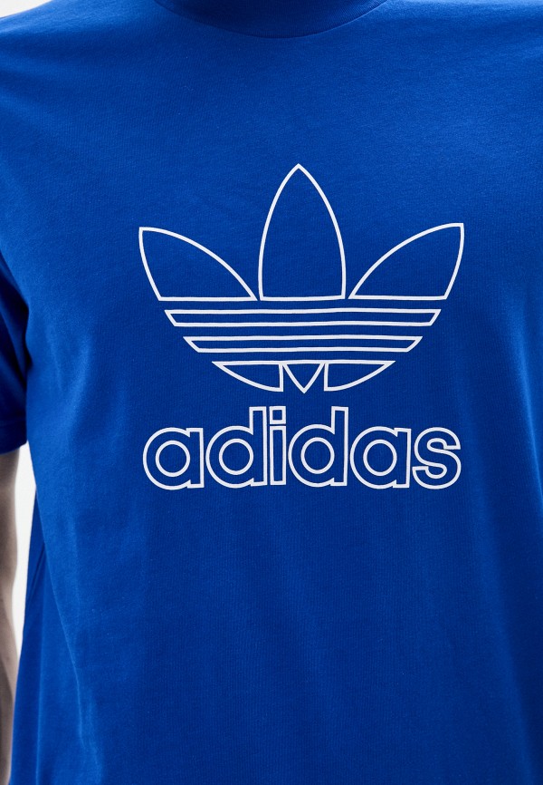 Футболка adidas Originals синий, размер 44, фото 4