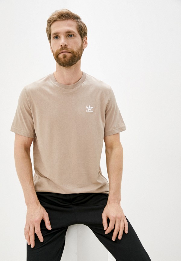 

Футболка adidas Originals, Бежевый, adidas Originals AD093EMJLZI4