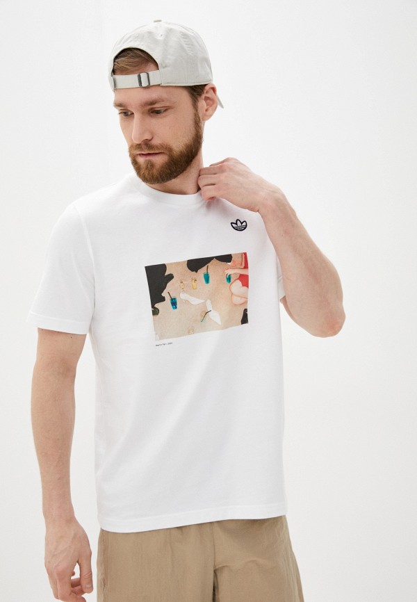 

Футболка adidas Originals, Белый, adidas Originals AD093EMJLZI8
