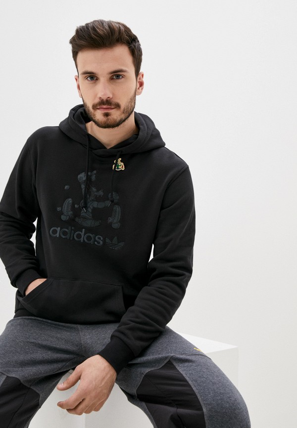 

Худи adidas Originals, Черный, adidas Originals AD093EMJLZK3