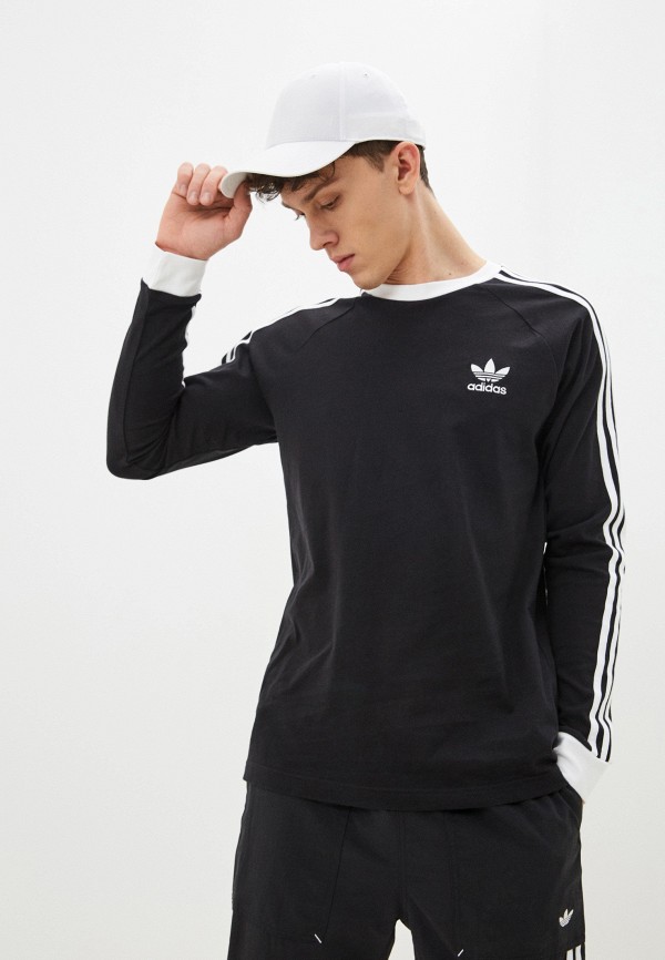 

Лонгслив adidas Originals, Черный, 3-STRIPES LS T