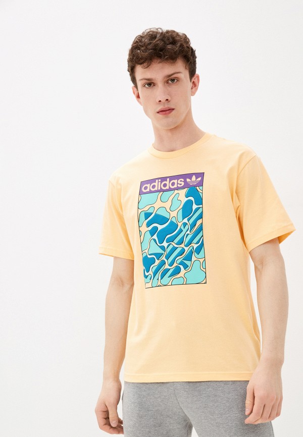 

Футболка adidas Originals, Коралловый, adidas Originals AD093EMLWYA1