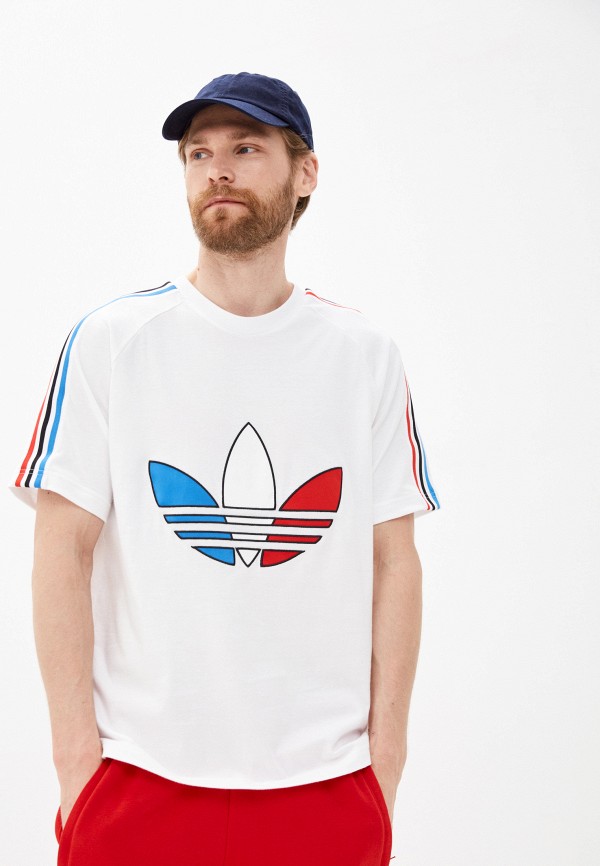 

Футболка adidas Originals, Белый, TRICOL TEE 2