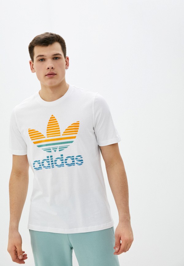 

Футболка adidas Originals, Белый, TREF OMBRE T