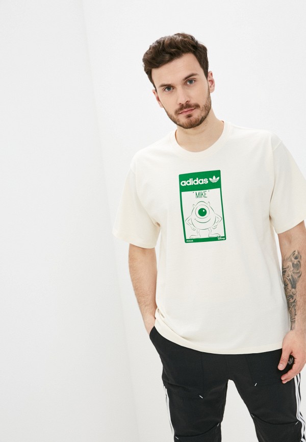 

Футболка adidas Originals, Бежевый, TEE MIKE