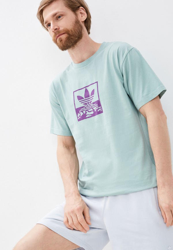 

Футболка adidas Originals, Бирюзовый, OVERDYE SS TEE