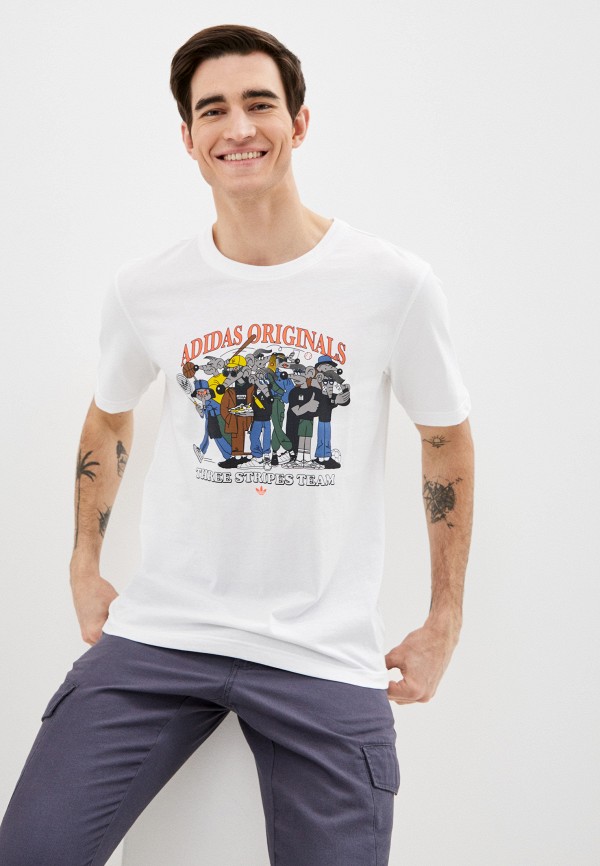 

Футболка adidas Originals, Белый, adidas Originals AD093EMLWYH5