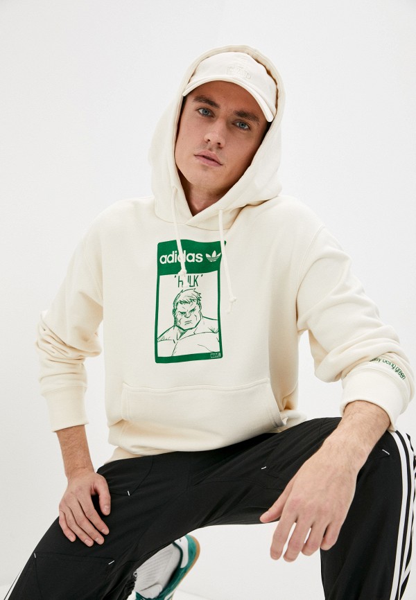 

Худи adidas Originals, Бежевый, HOODIE HULK