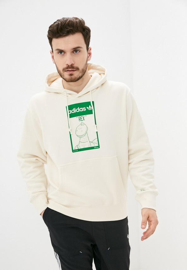 

Худи adidas Originals, Бежевый, HOODIE REX