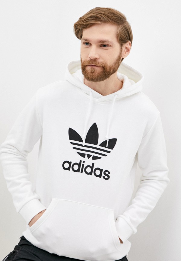 

Худи adidas Originals, Белый, TREFOIL HOODIE