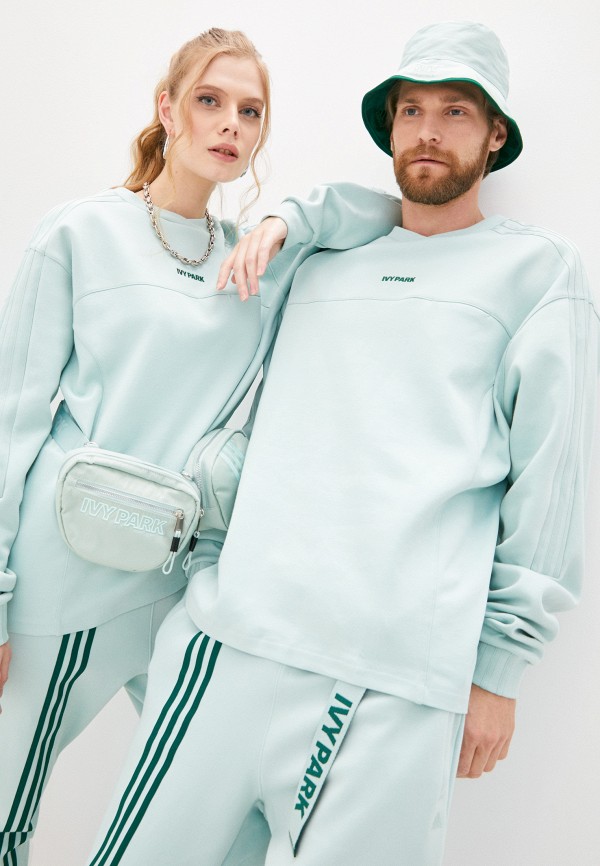 

Свитшот adidas Originals, Зеленый, adidas X Ivy Park
