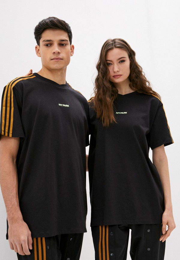 

Футболка adidas Originals, Черный, adidas X IVY PARK 4 All 3 Stripe Tee