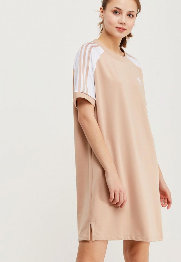 

Платье adidas Originals, Бежевый