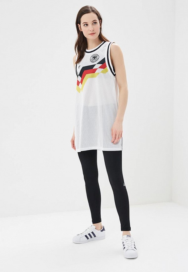 

Платье adidas Originals, Белый, adidas Originals AD093EWALOQ4
