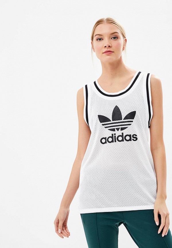 

Майка adidas Originals, Белый, adidas Originals AD093EWALOS2