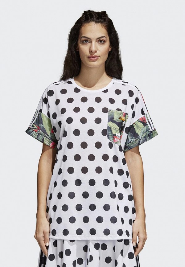 

Футболка adidas Originals, adidas Originals AD093EWALPA8, Белый