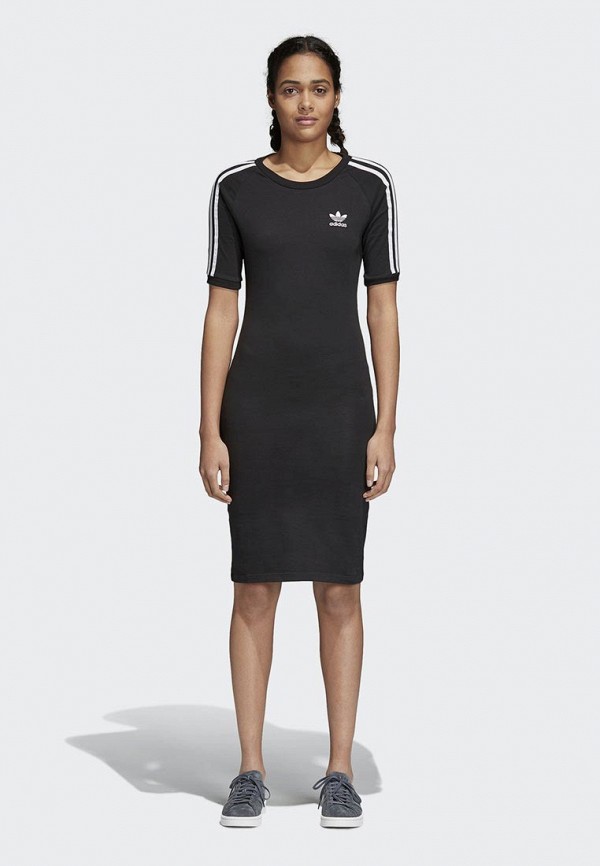 

Платье adidas Originals, 3 STRIPES DRESS, Черный