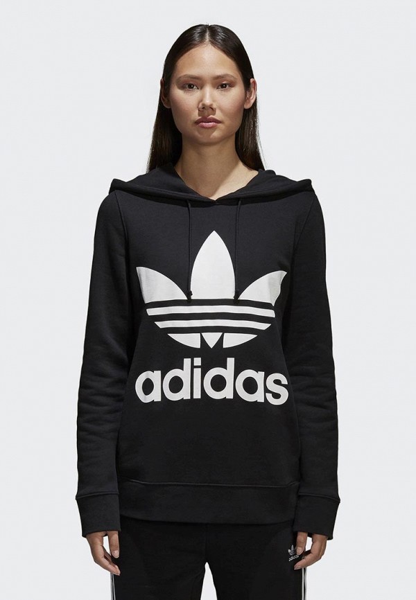 

Худи adidas Originals, TREFOIL HOODIE, Черный