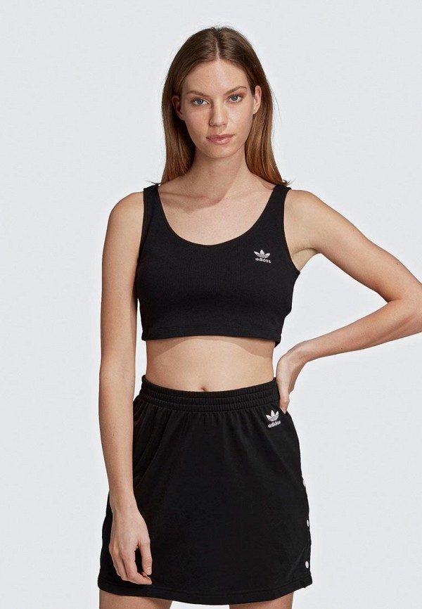 

Топ спортивный adidas Originals, Черный, SC CROPPED TANK