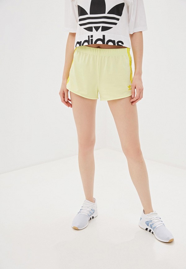

Шорты спортивные adidas Originals, Желтый, adidas Originals AD093EWFKPT1