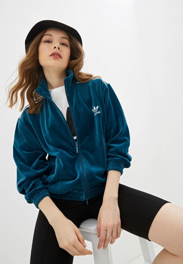 Adidas Originals олимпийка Velour Tracktop
