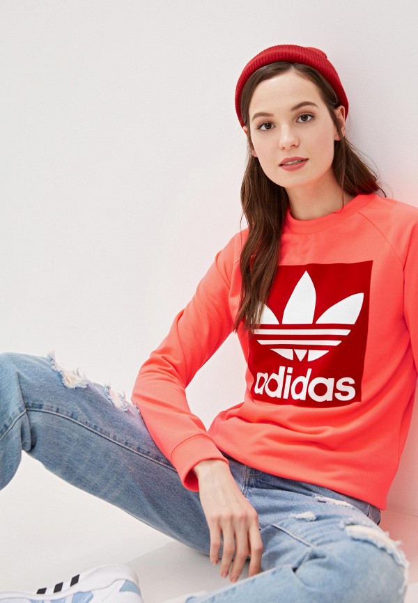 

Свитшот adidas Originals, Розовый, adidas Originals AD093EWFKPV6