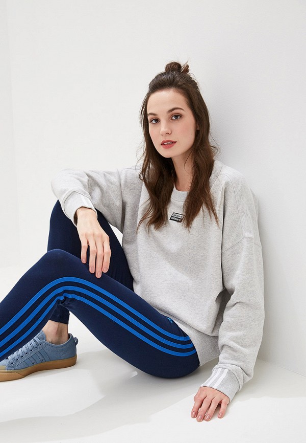 

Свитшот adidas Originals, Серый, adidas Originals AD093EWFKPV8