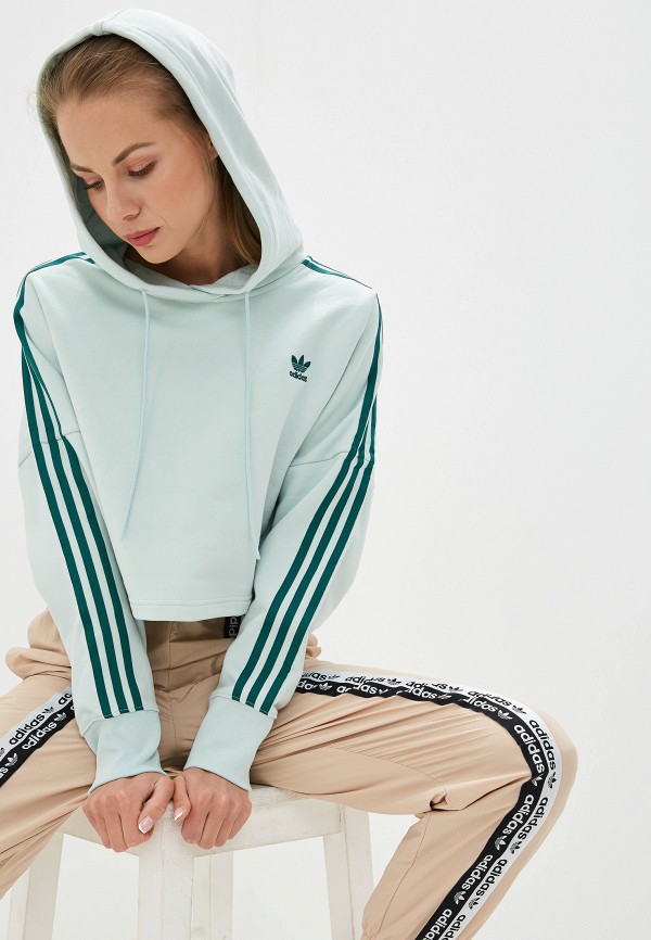

Худи adidas Originals, adidas Originals AD093EWFKPW0, Зеленый