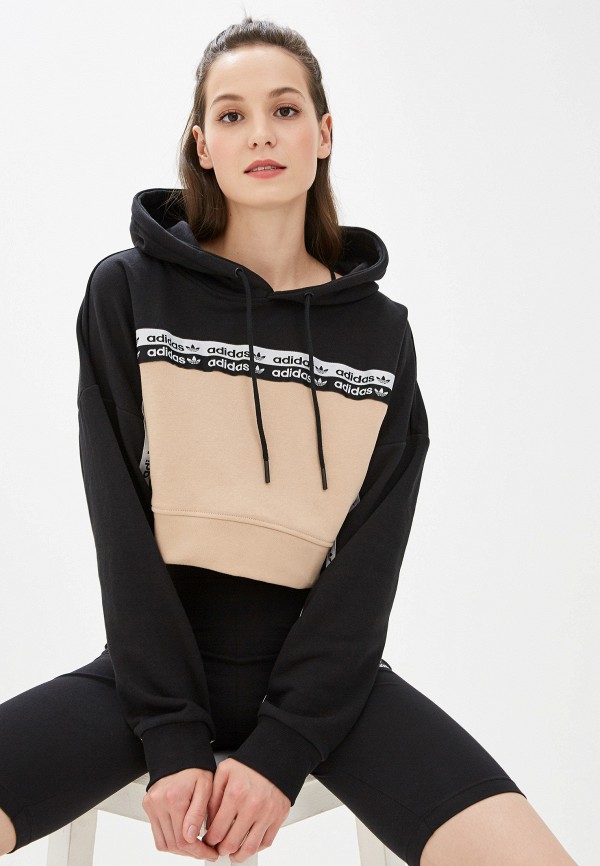

Худи adidas Originals, Cropped Hoodie, Бежевый