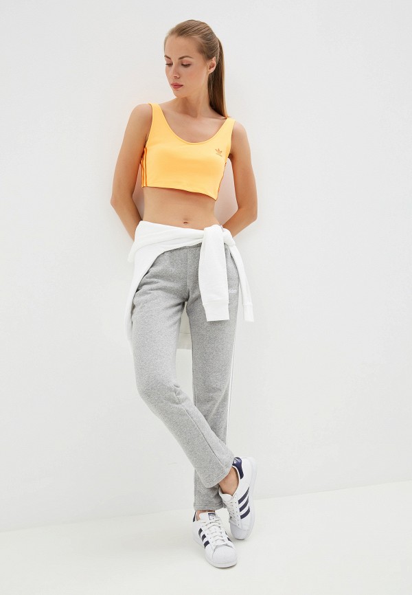 

Топ спортивный adidas Originals, adidas Originals AD093EWFKXK5, Оранжевый