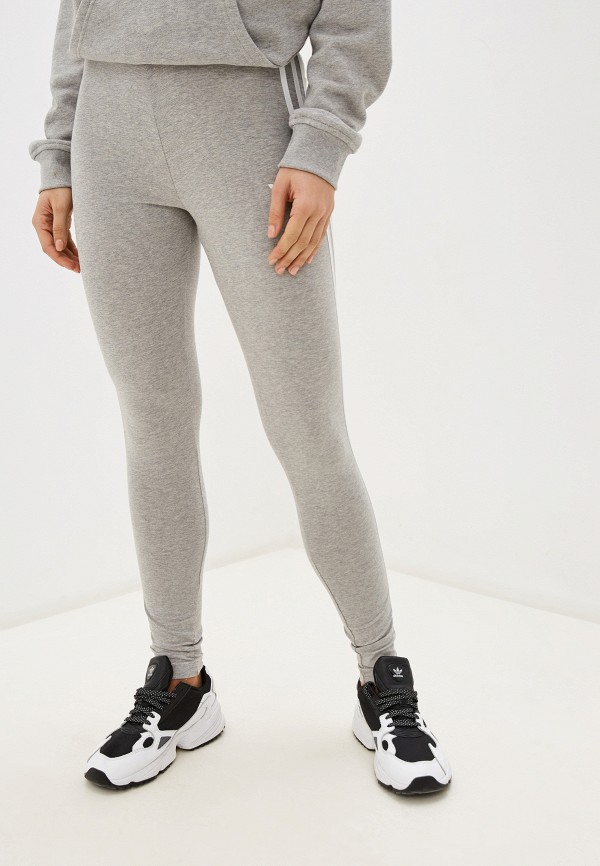 

Леггинсы adidas Originals, Серый, adidas Originals AD093EWHLJA7